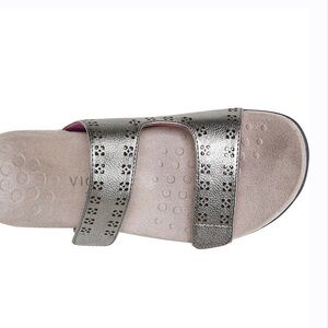 Vionic Women's‎ Sandals PWTR - Pewter Nakia Sandals - Women Size 8M slide on